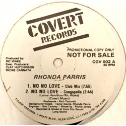 Rhonda Parris - No No No (Club Mix / Congappella / Dub / Radio Mix) 12" Vinyl Promo