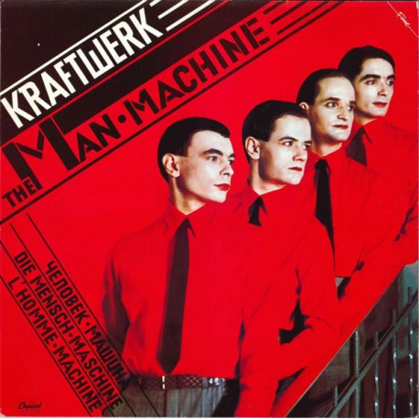 Kraftwerk - Man machine LP featuring The robots / Spacelab / Metropolis / The model / Neon lights / The man machine (6 track LP)