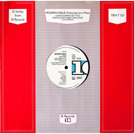 Modern-Nique Featuring Larry Woo - Loves Gonna Get You (Club Mix / Acappella / Radio / Instrumental) 12" Vinyl Record