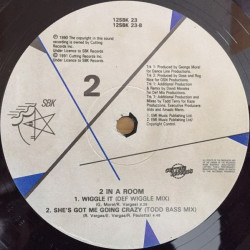 2 In A Room - Wiggle It (David Morales Def Wiggle) / Shes Got Me Going Crazy (12" Mix / Todd Terry Bass Mix) 12" Vinyl Record