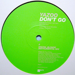 Yazoo - Dont Go (Digital Blonde Instrumental Mix) One Sided Promo
