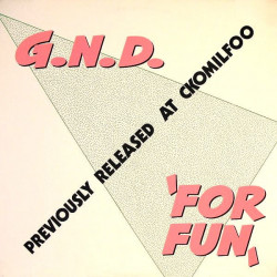 G.N.D - For Fun (Live On Stage / Radio Edit / Edit / For Money Mix) 12" Vinyl