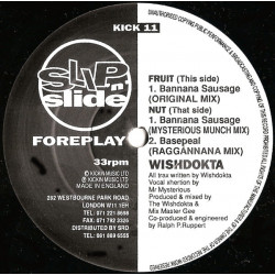 Wishdokta - Banana Sausage (Original / Mysterious Munch Mix) / Basepeal (Raggannana Mix) 12" Vinyl