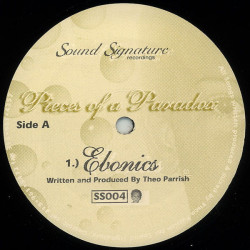 Pieces Of A Paradox - Ebonics / Dusty Cabinets (Produced By Theo Parrish) 12" Vinyl Record