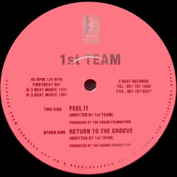 1st Team - Feel It / Return To The Groove (12" Vinyl Record)