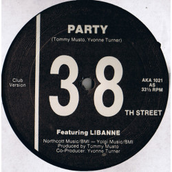 38th Street feat Libanne - Party (House Version / 7" Version / Club Version) 12" Vinyl