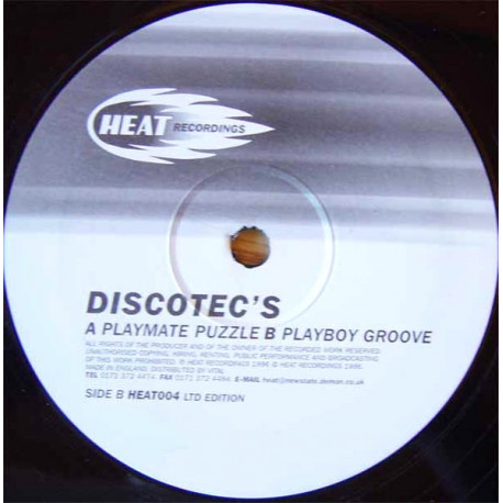 Discotecs - Playmate Puzzle / Playboy Groove (12" Vinyl Record)