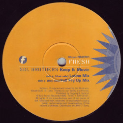 Sol Brothers - Keep It Movin (Latino Mix / Full Fry Up Mix) 12" Vinyl Record