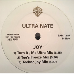 Ultra Nate - Joy (LP Version / 4 Todd Terry Mixes)  12" Vinyl Record Promo