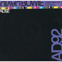David Bowie - Jump They Say (Brothers In Rhythm Mix / Brothers In Rhythm Instrumental) 12" Vinyl Promo