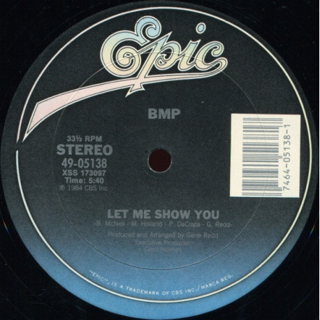 BMP - Say Yes / Let Me Show You (12" Vinyl record Still In Shrinkwrap)