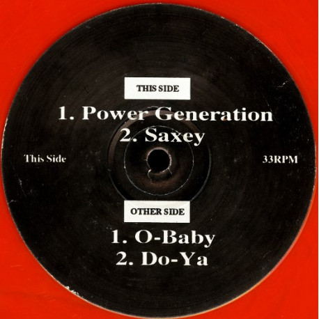 4 Play - Power Generation / Saxey / O Baby / Do Ya (12" Orange Vinyl)