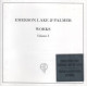 (CD) Emerson Lake & Palmer - Works Vol 2 (12 Tracks)