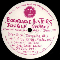Boundarie Hunters - Double Impact (Original Mix / Rennie Pilgrem Mix) 12" Vinyl