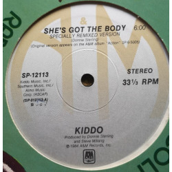 Kiddo - Shes Got The Body (Special remix / Instrumental) 12" Vinyl Record Still In Shrinkwrap