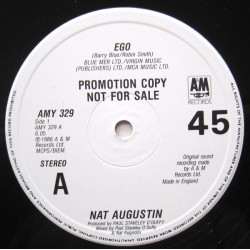 Nat Augustin - Ego (2 Mixes) 12" Vinyl Promo