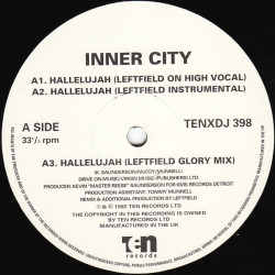 Inner City - Hallelujah (5 Leftfield Remixes / Spiritual Sample Mix) 12" Vinyl Promo