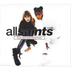 (CD) AllSaints - If you wanna party (I found lovin) / Lets get started (Full Krew Mix / Classic Paradise Club Mix / RnB Edit)
