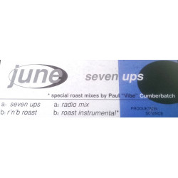 June - Seven Ups (Original / Radio Mix / RNB Roast / Roast Instrumental) 12" Vinyl Promo