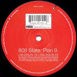 808 State - Plan 9 (Choki Galaxy Mix / Guitars On Fire Mix) / Olympic 93 (The Word Mix) 12" Vinyl Record