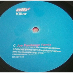 ATB - Killer (Joe Fandango Remix / Joe Fandango Dub) 12" Vinyl Promo (Part Of A Doublepack)