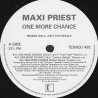 Maxi Priest - One More Chance (Simon Law Remix / 2 Sly Remixes / 2 Chad Elliott Mixes / Album Edit) 12" Vinyl Promo