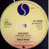 Madonna - Holiday (Full Length) / Think Of Me (12" Vinyl Record)