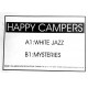 Happy Campers - White Jazz / Mysteries (12" Vinyl Promo)