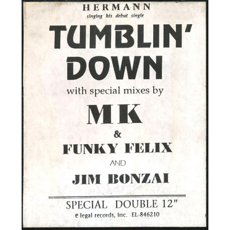 Hermann - Tumblin Down (MK Club Mix / MK Dub / Club Mix / Radio Mix / Funky Felix Dub / Bonzai Bonus Mix) 2 x 12" Vinyl