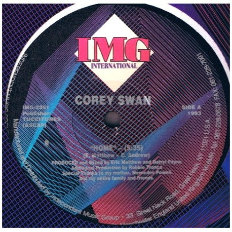 Corey Swan - Home (Original / Party Mix) / You And I  (12" Vinyl Record)