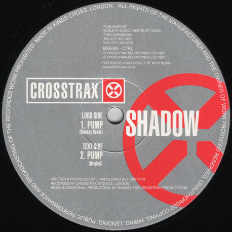 Shadow - Pump (Original / Mankey Remix) Vinyl