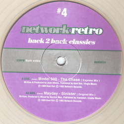 Model 500 - The Chase (Express Mix) / Mayday - Sinister (Original Mix) Clear Vinyl