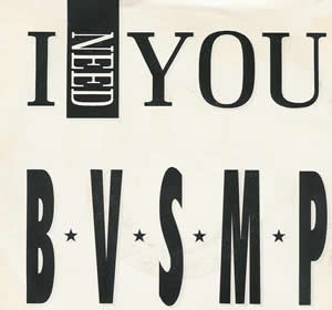 BVSMP - I need you (Extended Vocal Version / Radio mix) 12" Vinyl Record