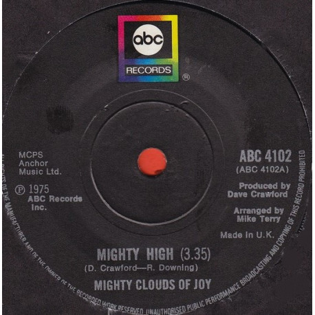Mighty Clouds Of Joy - Mighty High (Sampled By Revival 3000) / Touch My Soul (7" Vinyl Single)