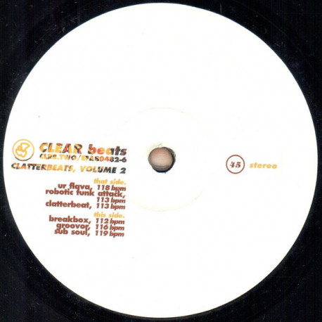 Clatterbeats Volume 2 - Ur Flava / Robotic Funk Attack / Clatterbeat / Breakbox / Groovor / Sub Soul