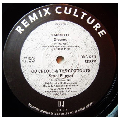 Gabrielle - Dreams (Sure Is Pure DMC Mix) / Kid Creole - Stool Pigeon (Graeme Park DMC Remix) / Monie Love - Power (DMC Mix)