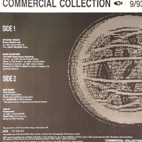 Rah Band - Crunch (Dakeyne Remix) / Apache Indian - Boom (Deep Recess Remix) / Lisa B - Fascinated (Dakeyne Remix) DMC Mixes