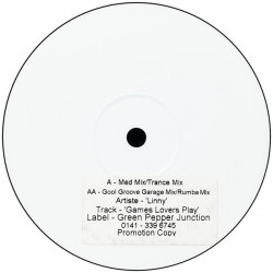 Linny - Games Lovers Play (Med Mix / Trance Mix / Cool Groove Garage Mix / Rumba Mix) Vinyl Promo