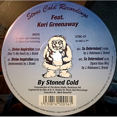 Stoned Cold Feat Keri Greenaway – Divine Inspiration (Key To My Heart / Inst) / So Determined (Original / Space Bass Mix)