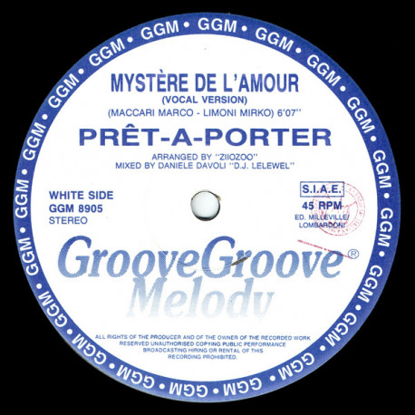 Pret A Porter - Mystere de l'amour (Vocal Mix / Instrumental) 12" Vinyl