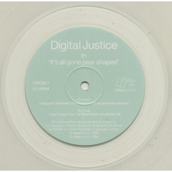 Digital Justice - Cant U See / The Till (Wild Pitch) / Profit / Oxygum / Brainiak / Its All Gone Pear Shaped (Clear Vinyl)