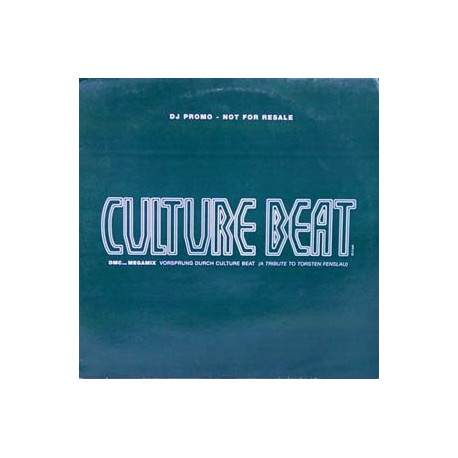 Culture Beat - DMC Megamix (Mr Vain / Got To Get It / Anything) / Adelante (MKM Danish Flex Mix) Vinyl Promo
