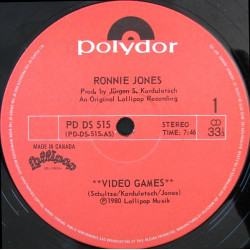 Ronnie Jones - Video Games / We Make The Music