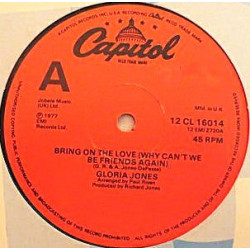 Gloria Jones - Bring On The Love (Vocal Mix / Instrumental)