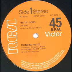 Francine McGee - Delirium / Feelin Good
