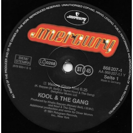 Kool & The Gang - Victory (Glory Mix / Instrumental / Dub)