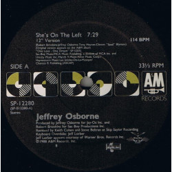 Jeffrey Osborne - Shes On The Left (12" Version / Dub / Acappella) SEALED