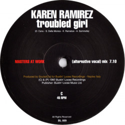 Karen Ramirez - Troubled Girl (MAW Alternate Vocal Mix / Masters At Work Dub One) Vinyl Promo