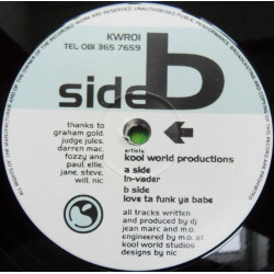 Kool World Productions - In-Vader / Love Ta Funk Ya Babe