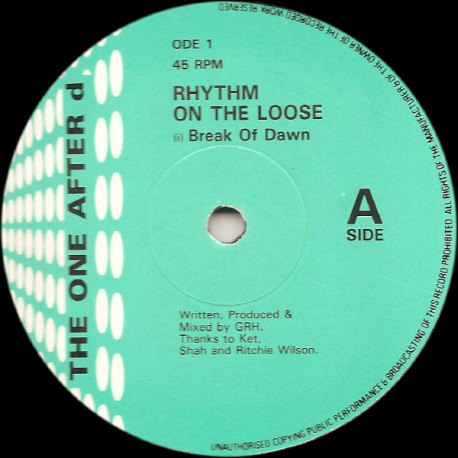 Rhythm On The Loose - Break Of Dawn / Optimism (Fall Down)